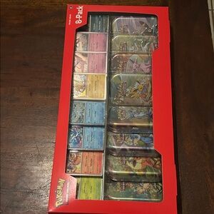 8-Pack Tin Set - Multicolor